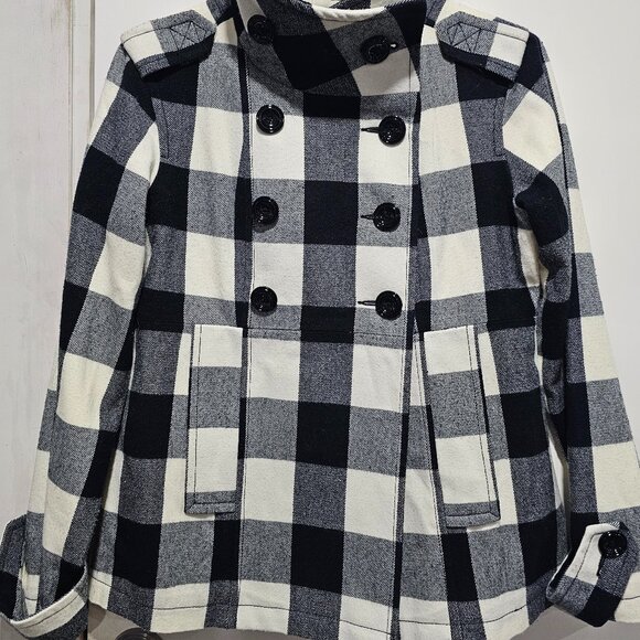 Gap Women Jacket, Size Small, Black and Cream in color - Picture 2 of 4